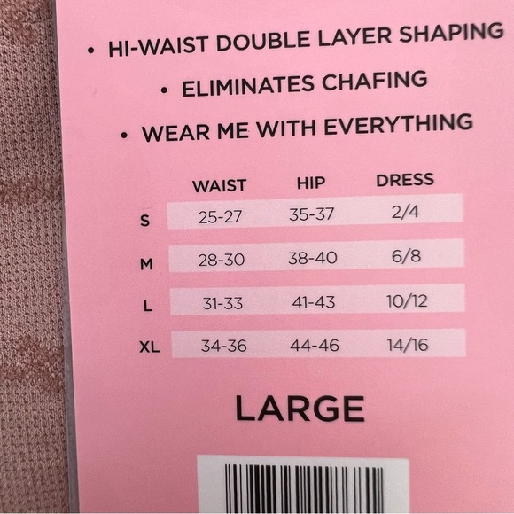 Juicy Couture Women’s Shaping Biker Shorts Sz Large Pk/2 Hi-Waist Shapes Sculpts - Picture 7 of 8